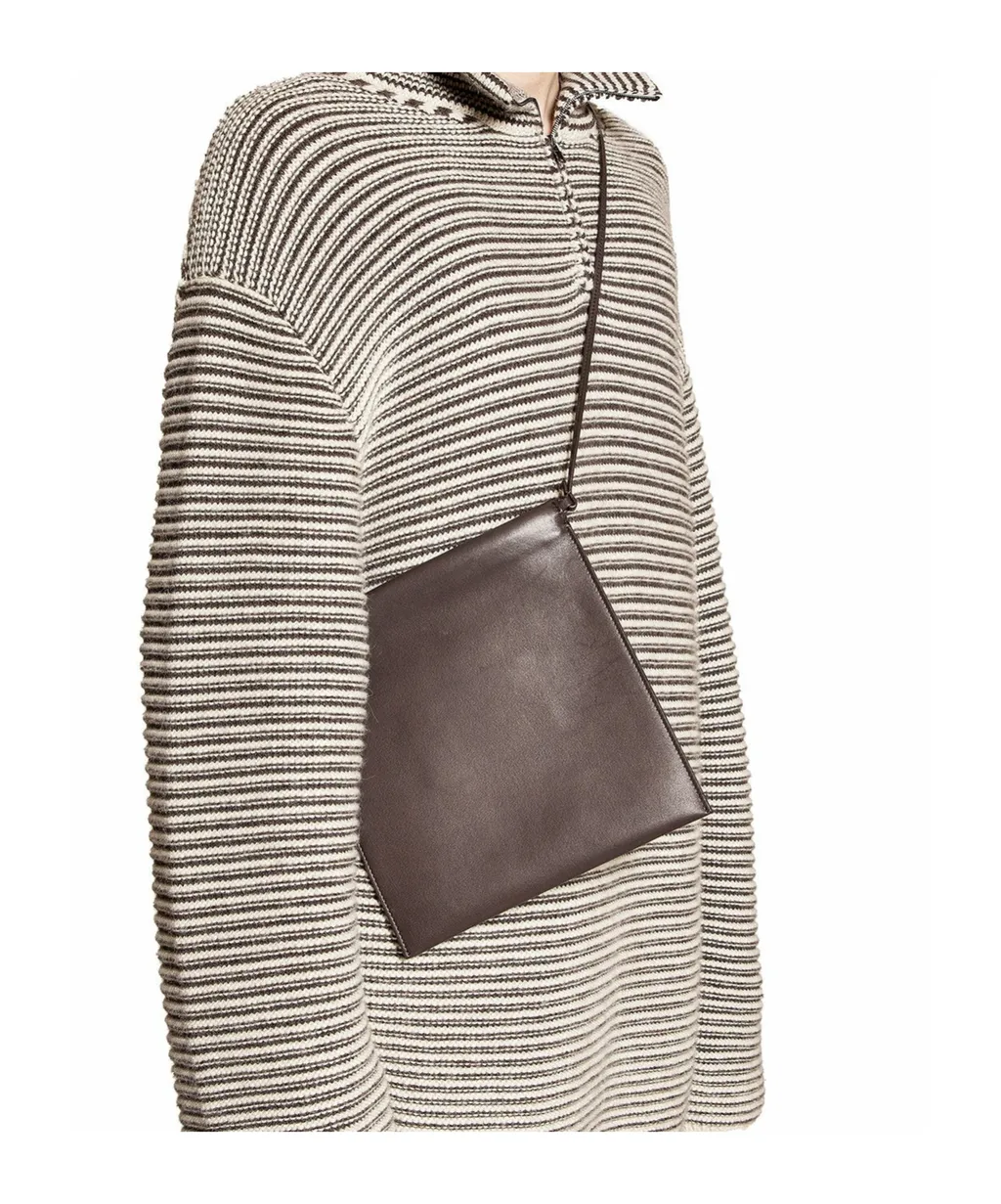 Zip-Open Shoulder Bag