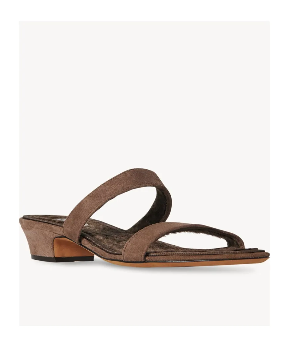 Round-Headed High-Heeled Sandals