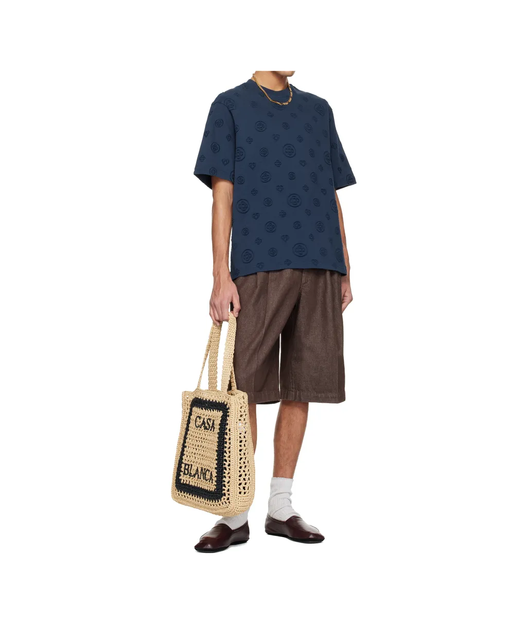 Appliqué Letter Pattern T-Shirt