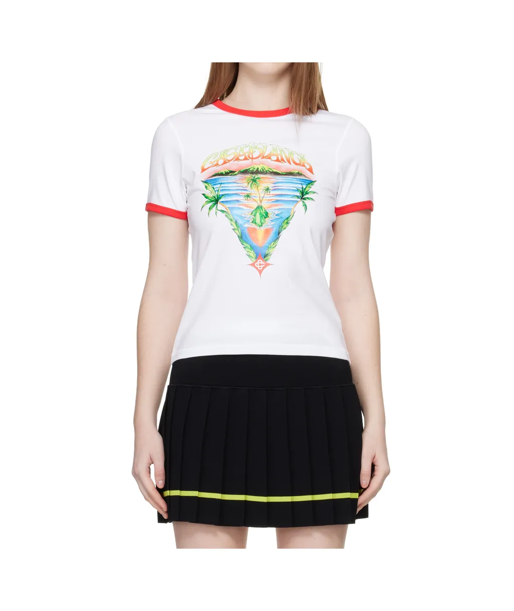 Crew Neck Printed T-Shirt