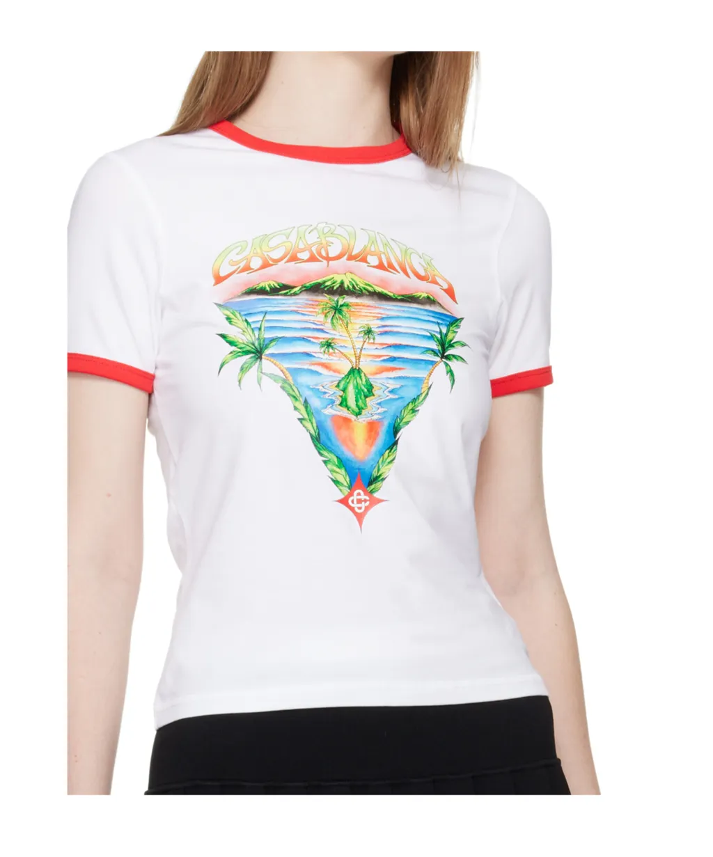 Crew Neck Printed T-Shirt