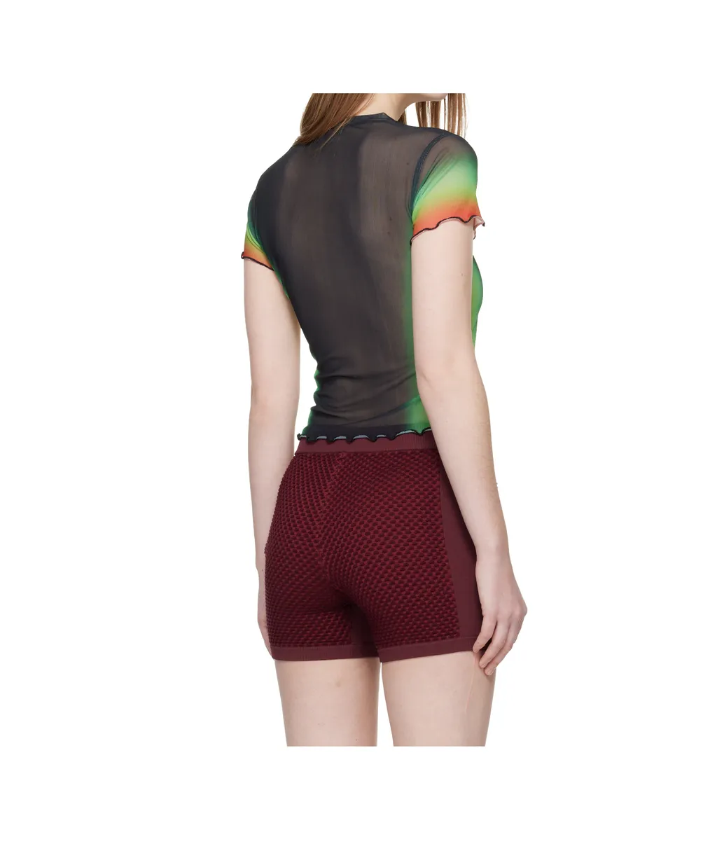 Printed Mesh T-Shirt