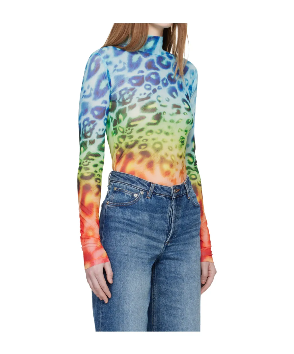 Printed Mesh T-Shirt