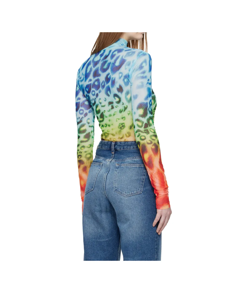 Printed Mesh T-Shirt