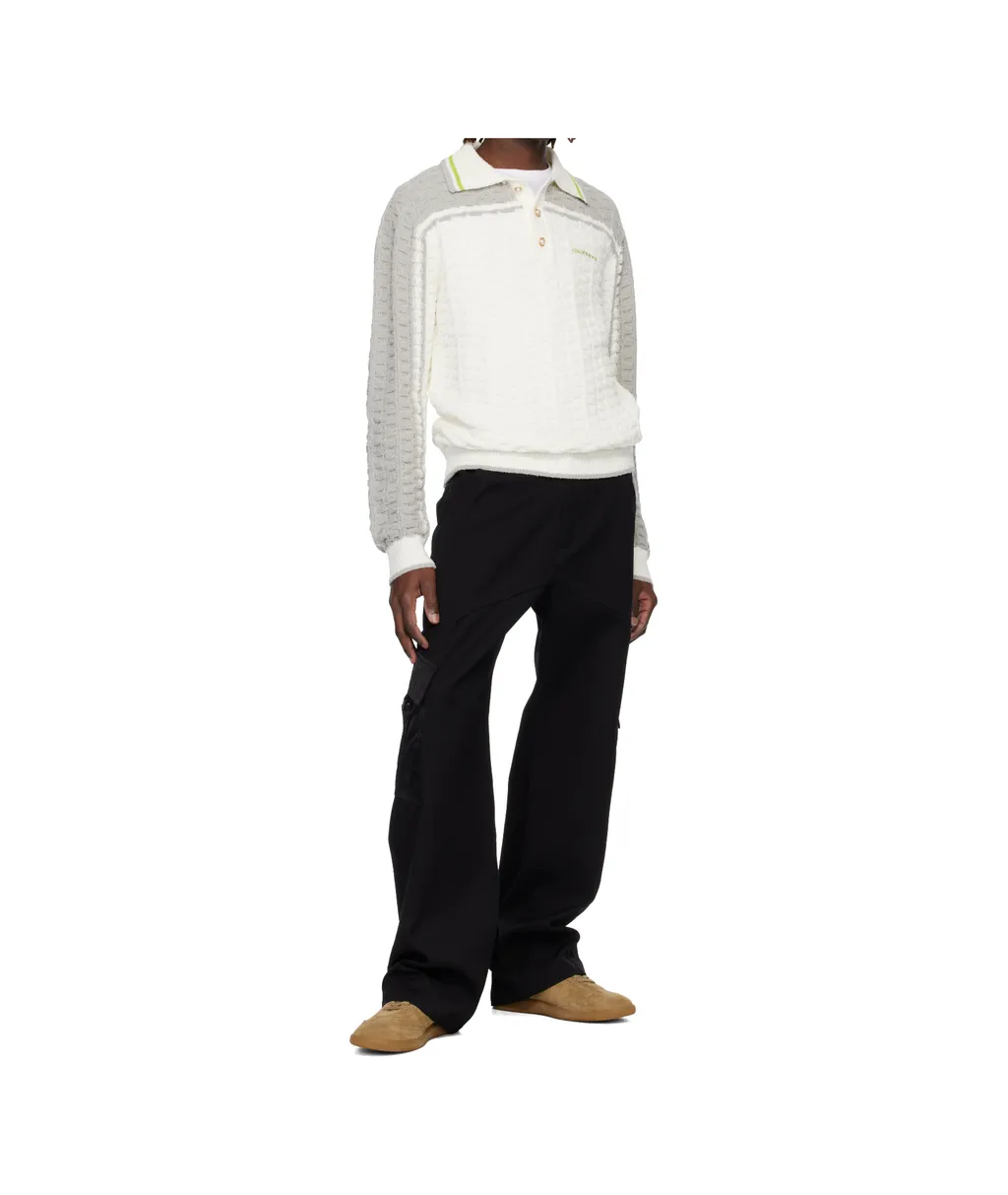Patchwork Workwear Casual Pants