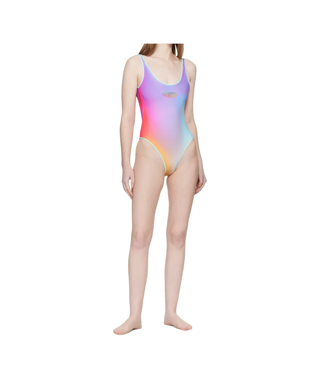 Gradient Print One-Piece Swimsuit