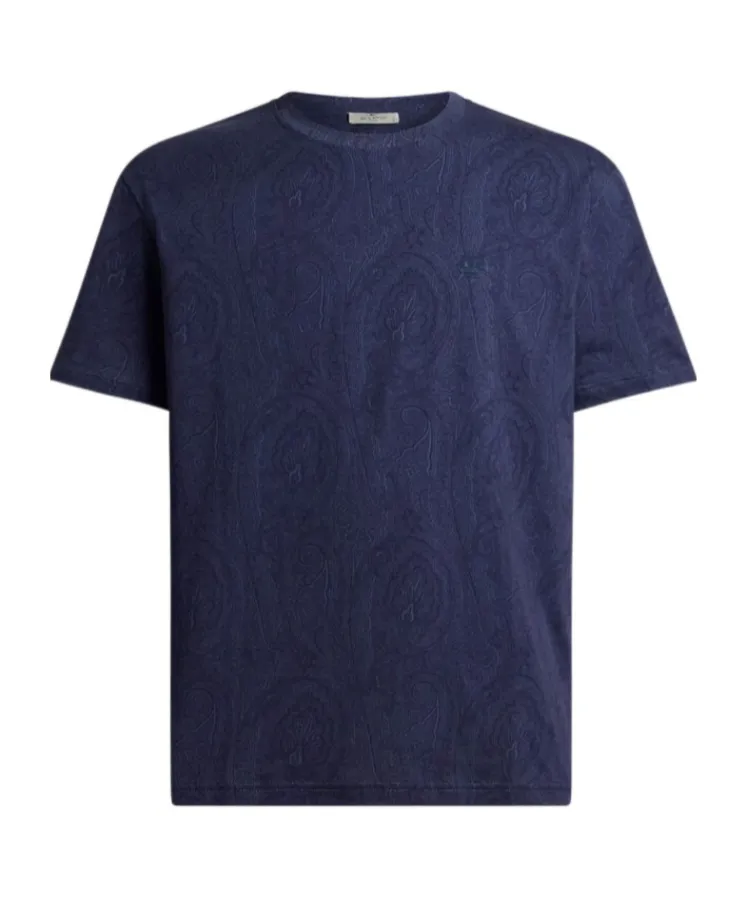 Etro Pattern-Printed Crewneck T-Shirt
