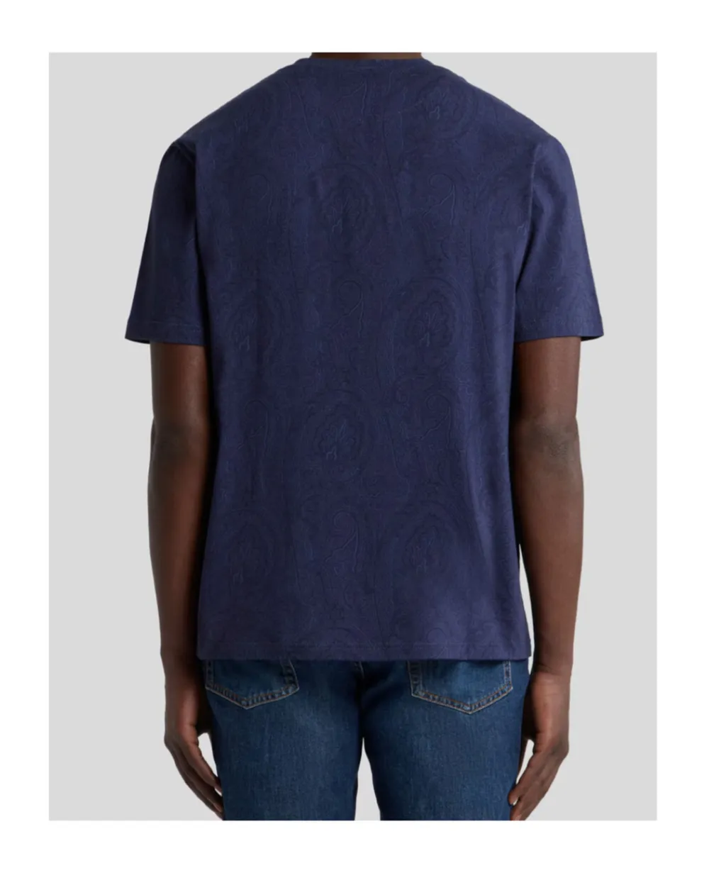 Etro Pattern-Printed Crewneck T-Shirt