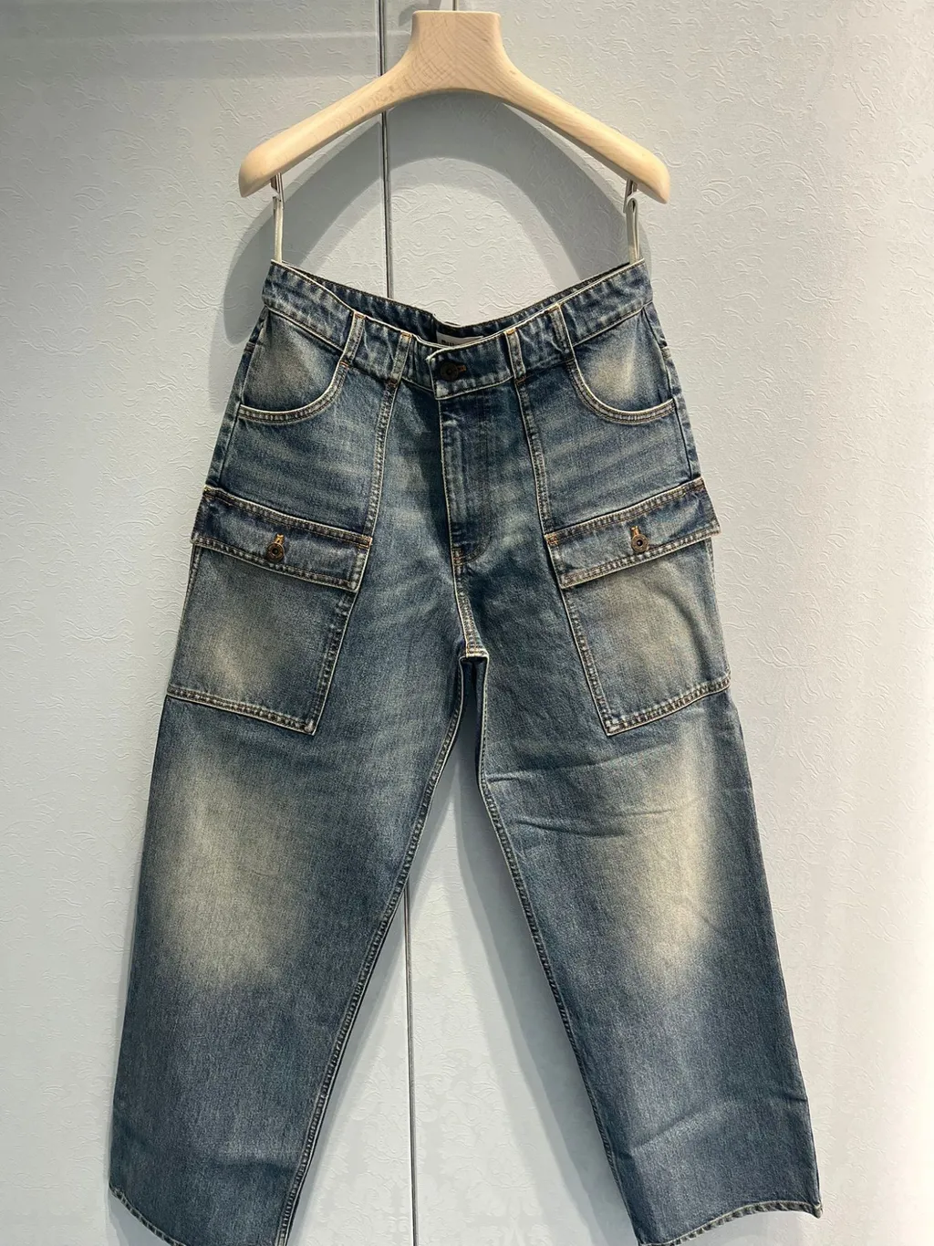 Blue Cargo Jeans