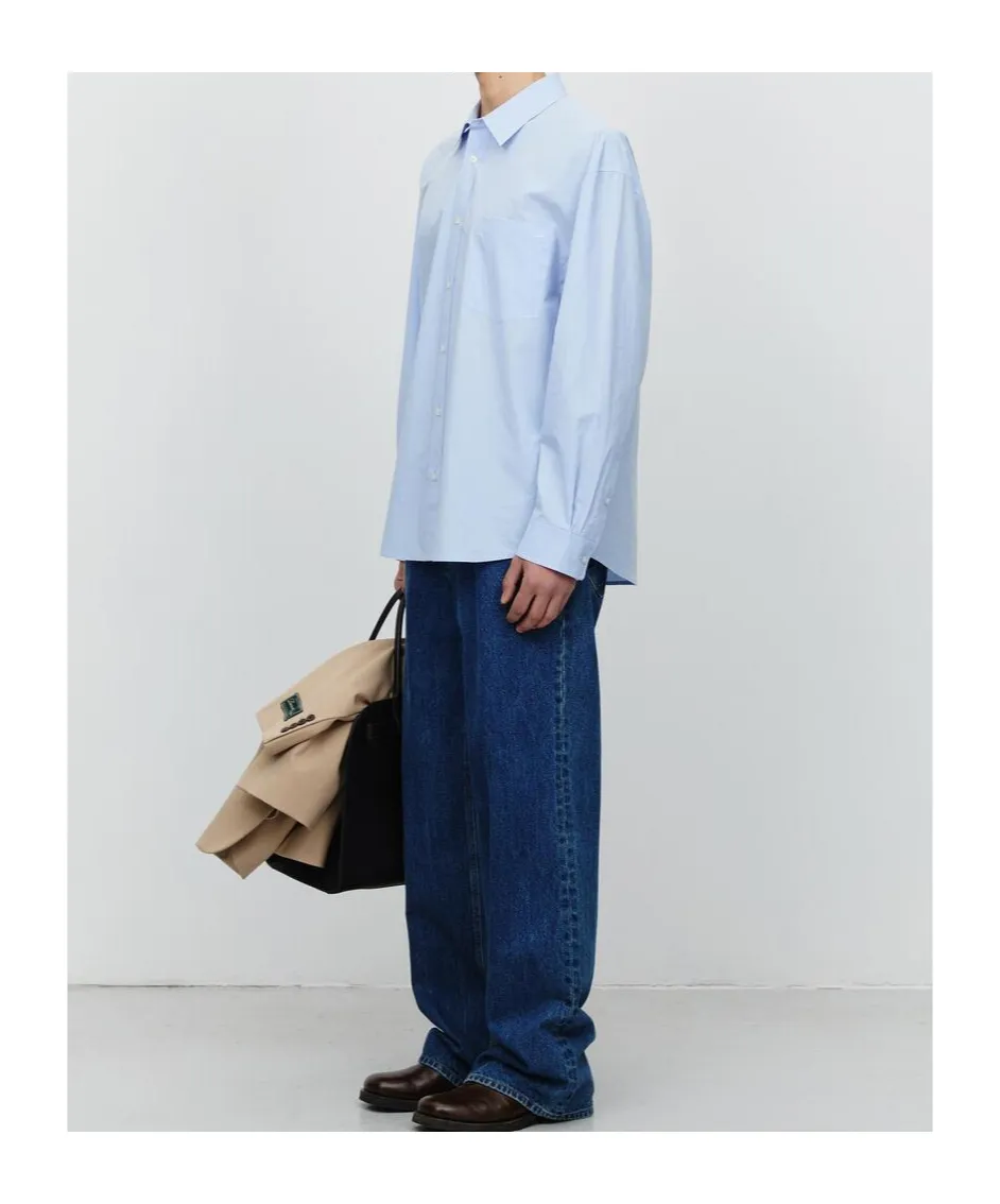Dunst Shirt With Front Pocket And Logo