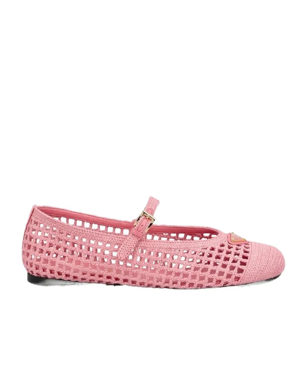 Crocheted Ballet Shoes