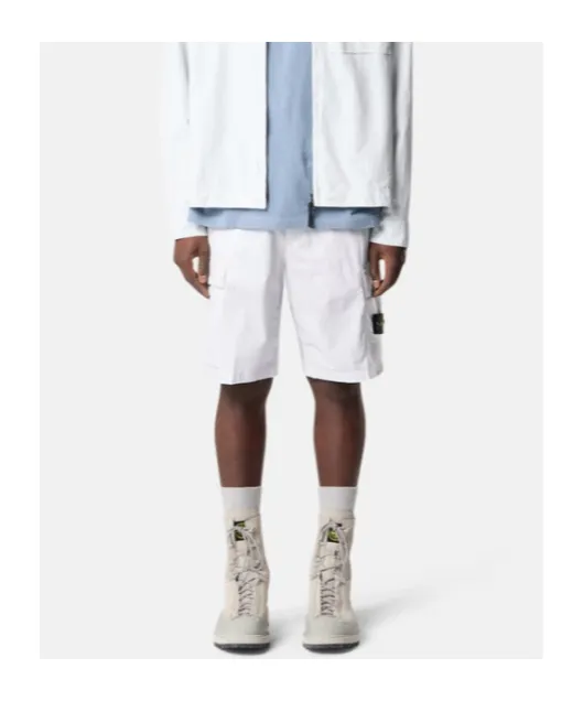 Stone Island Regular Fit Cargo Bermuda Shorts