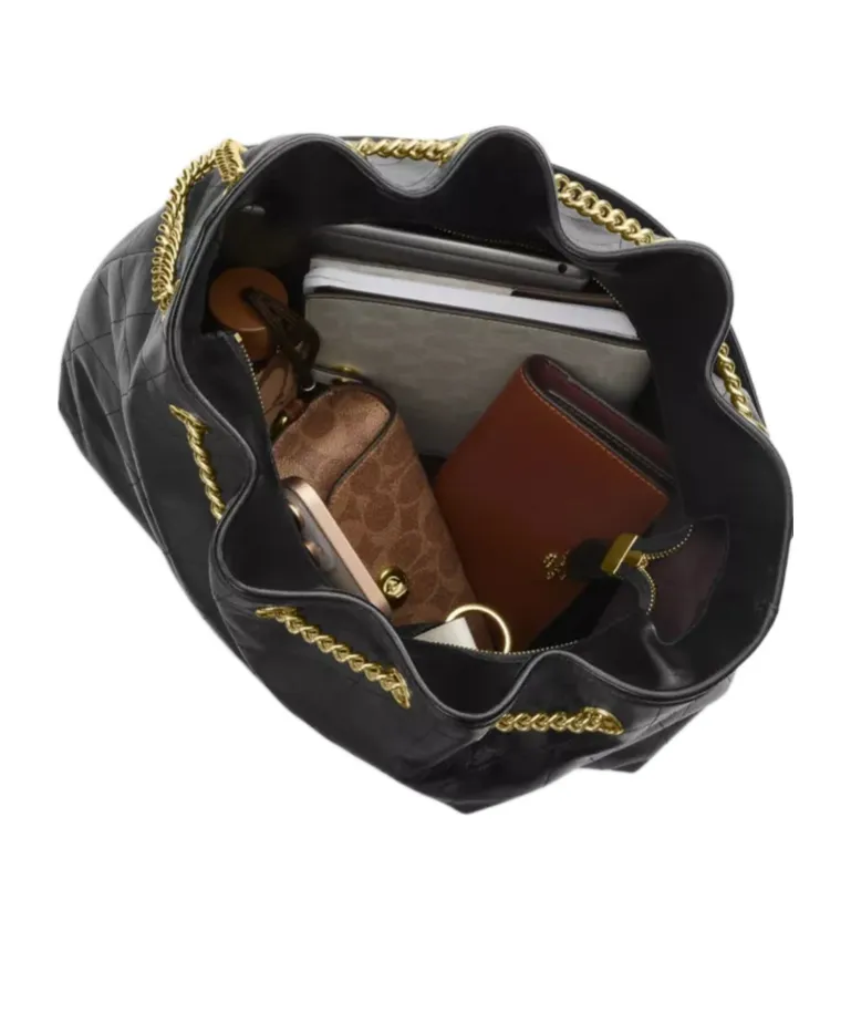Evelyn Large Shoulder Bag With Quilting