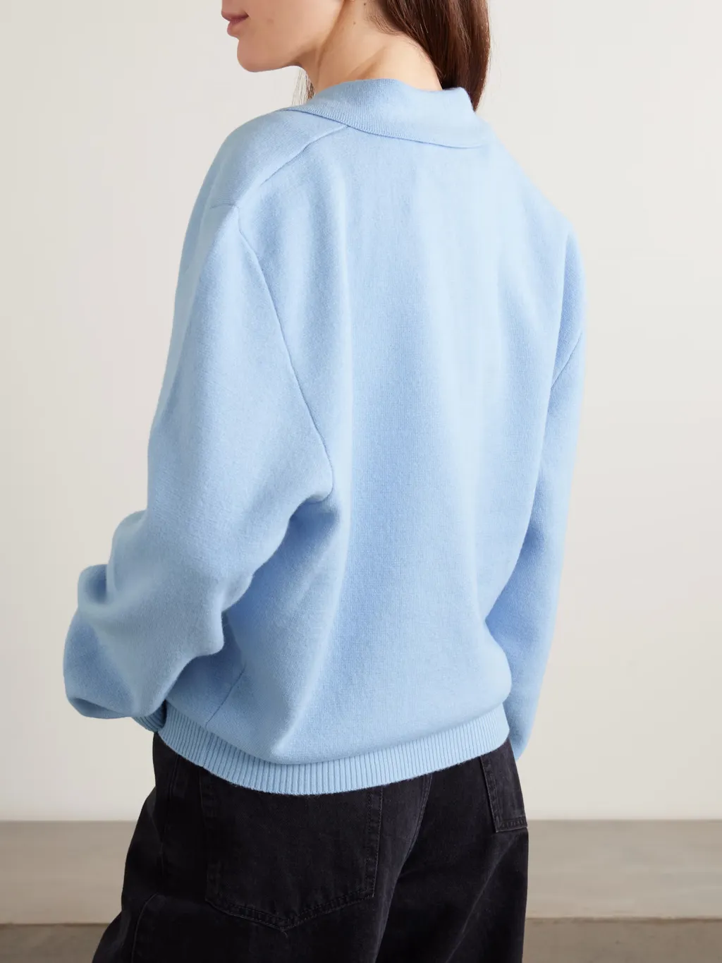 Wool And Cashmere Blend Polo Shirt