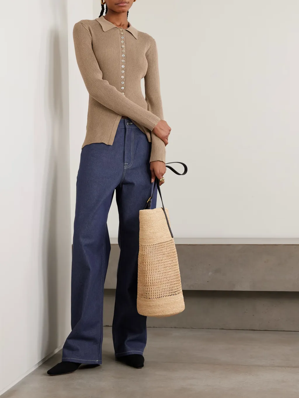 Ribbed Knit Cardigan