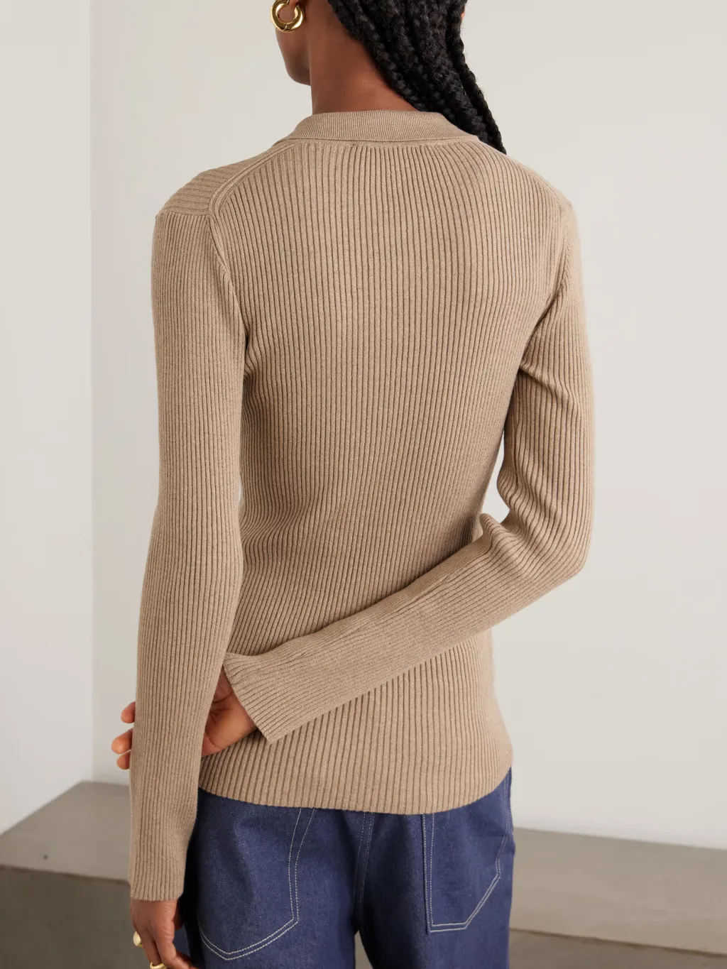 Ribbed Knit Cardigan