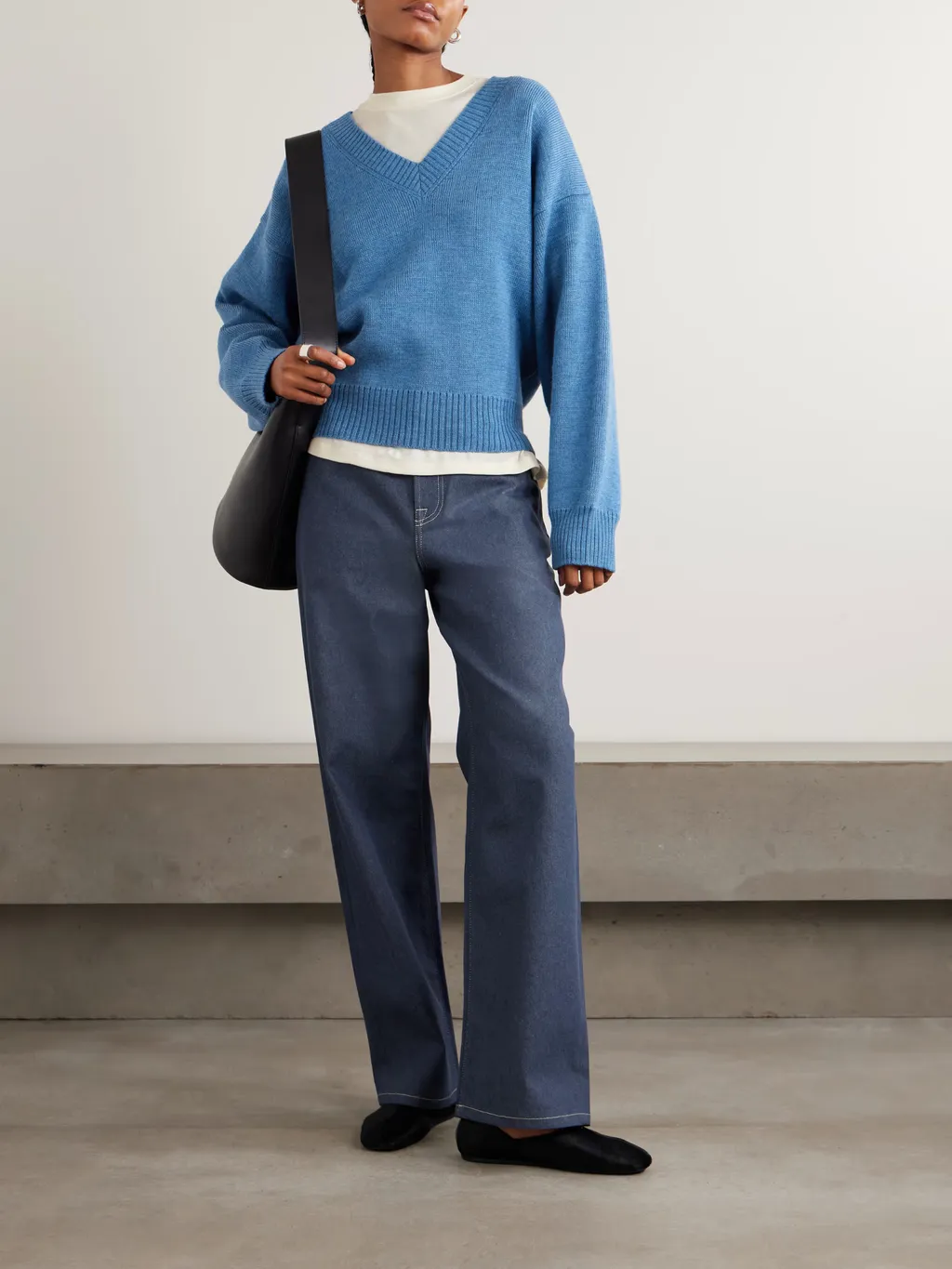 V-Neck Wool Sweater