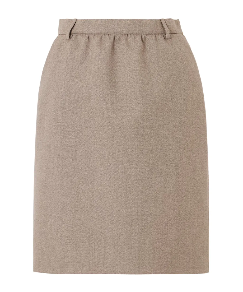 Wool Crepe Skirt