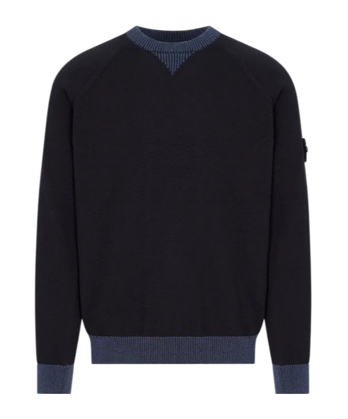Stone Island Logo Patch Crewneck Jumper