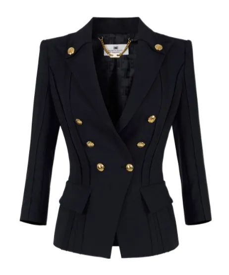 Elisabetta Franchi Double-Breasted Jacket
