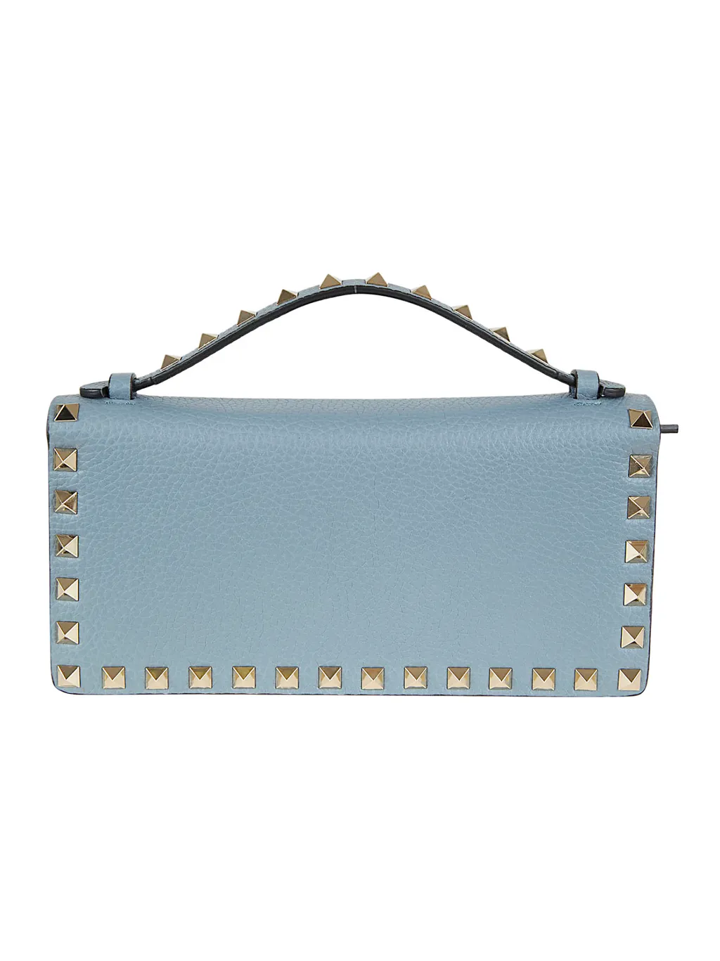Valentino Garavani Rockstud Foldover Top Mini Clutch Bag