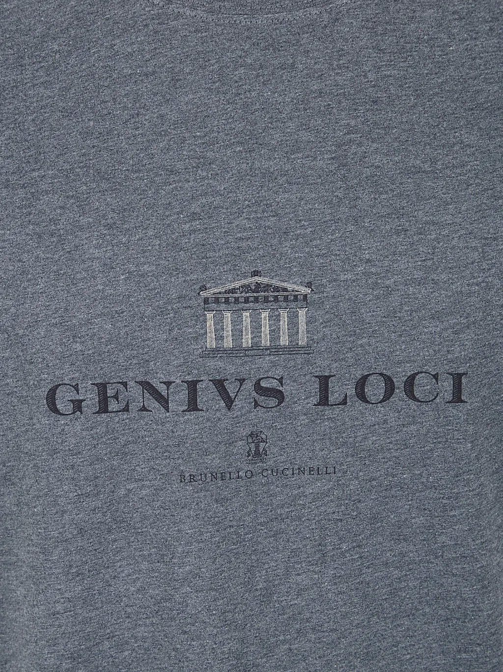 Brunello Cucinelli Printed Jersey Crew Neck T-Shirt