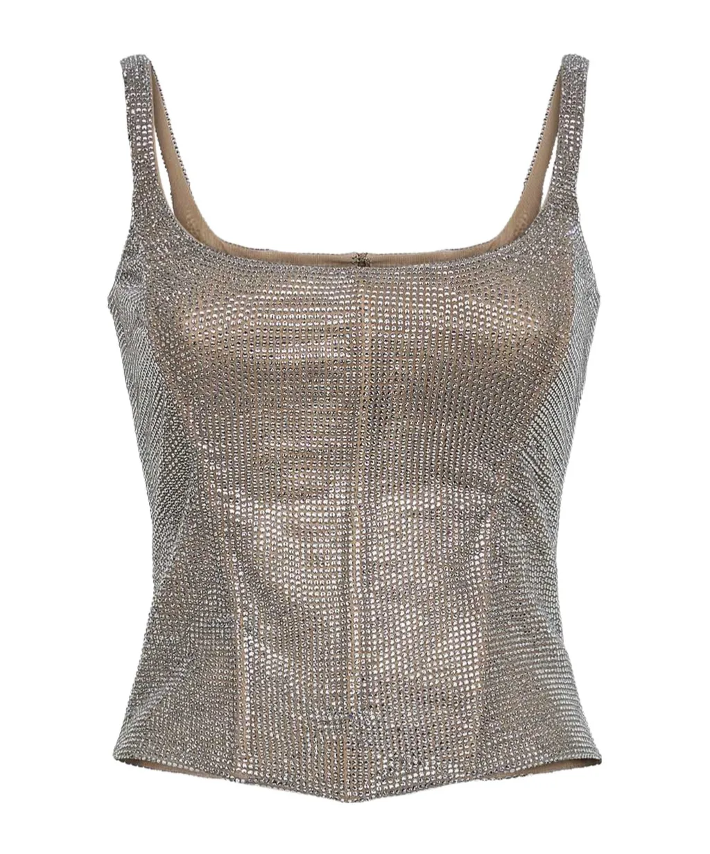 Giuseppe Di Morabito Embellished Bustier Top
