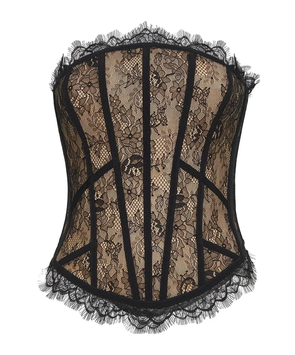 Giuseppe Di Morabito Lace Bustier Top