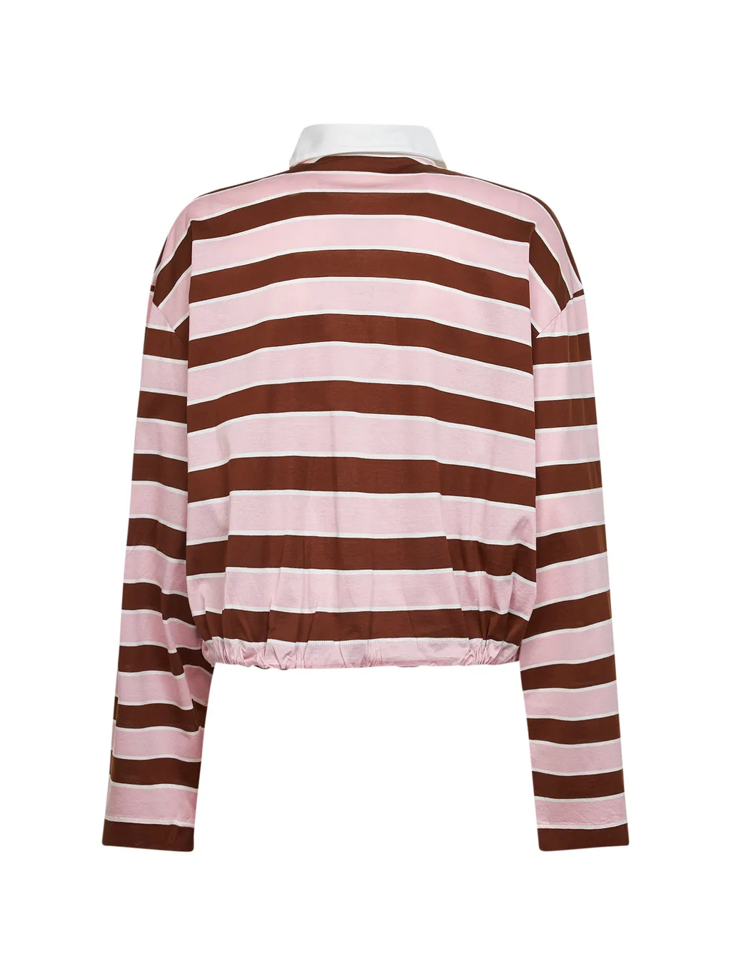Collared Long-Sleeved Polo Shirt