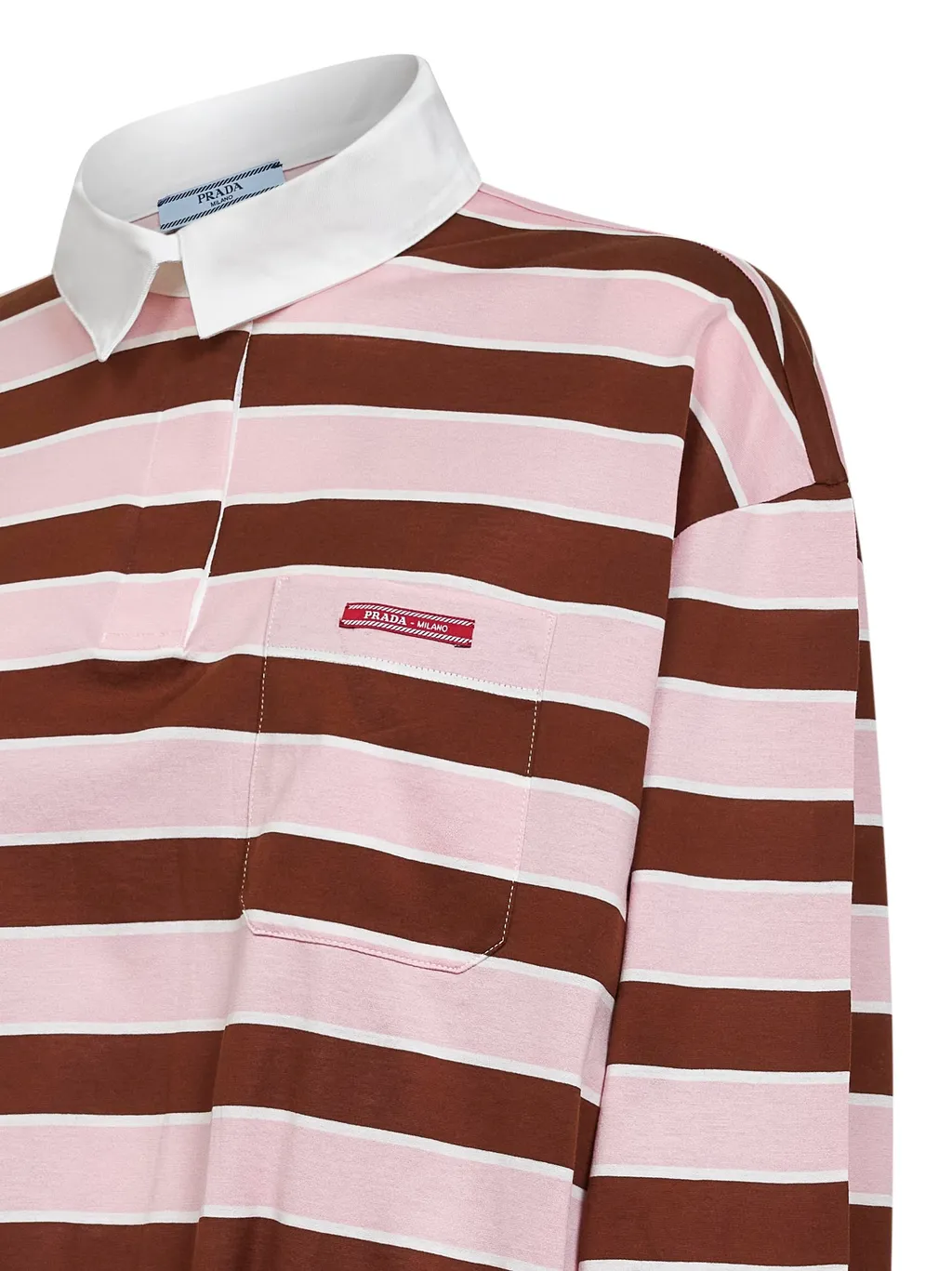 Collared Long-Sleeved Polo Shirt