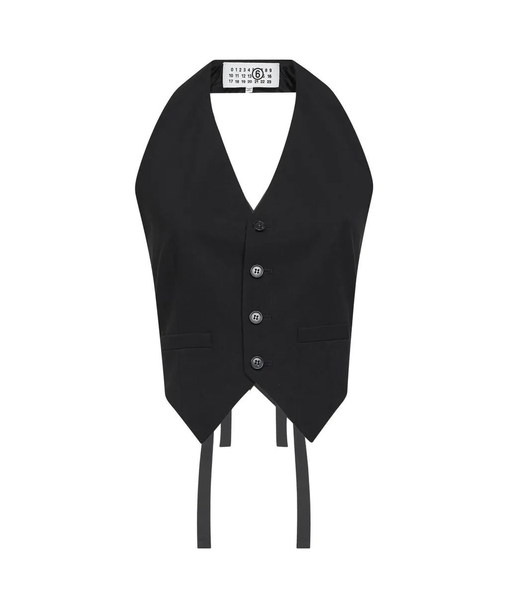 Mm6 Maison Margiela V-Neck Waistcoat