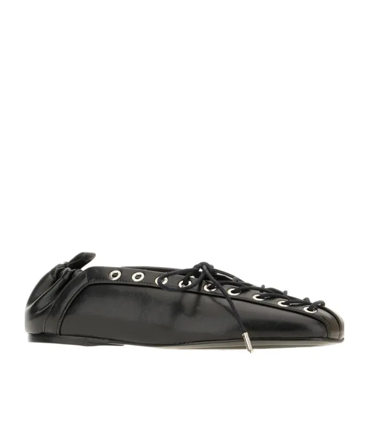 Lace-Up Ballet Shoes