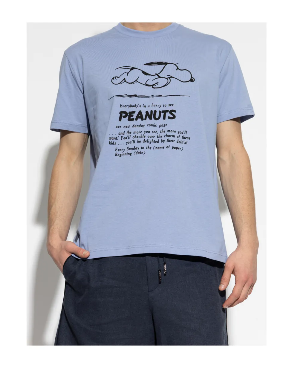 Iceberg Peanuts Printed Crewneck T-Shirt