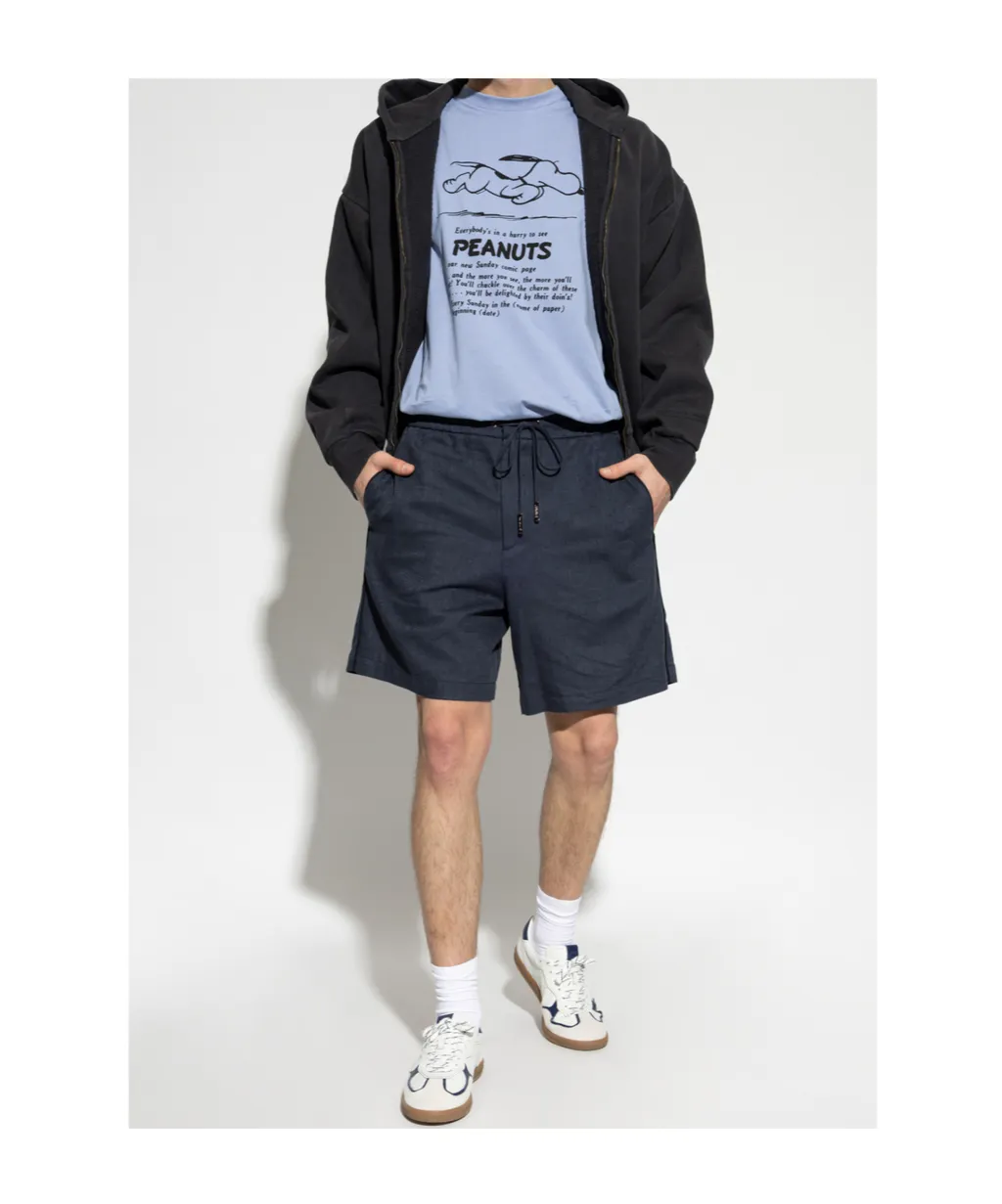 Iceberg Peanuts Printed Crewneck T-Shirt