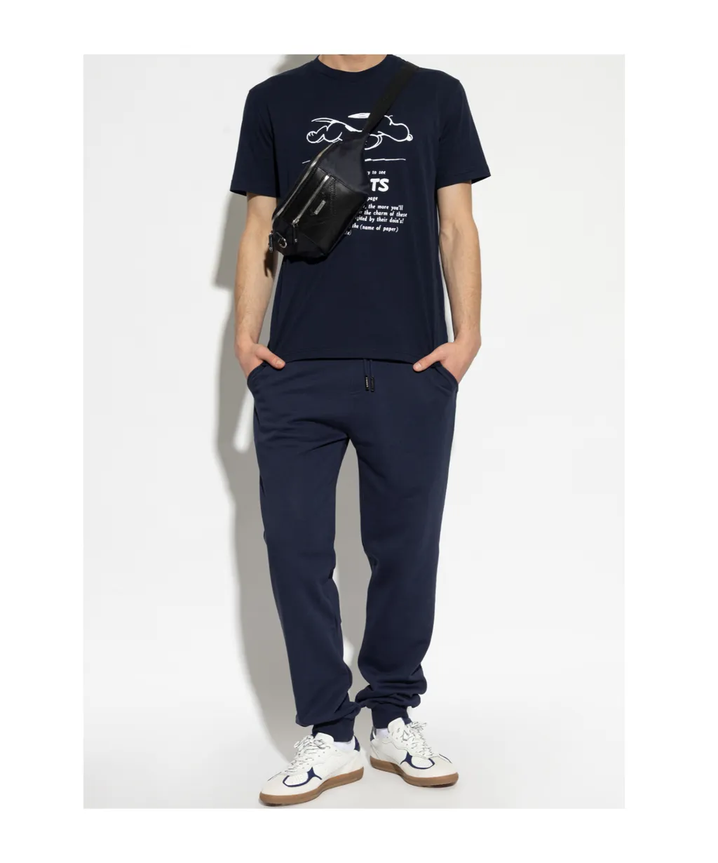 Iceberg Peanuts Printed Crewneck T-Shirt