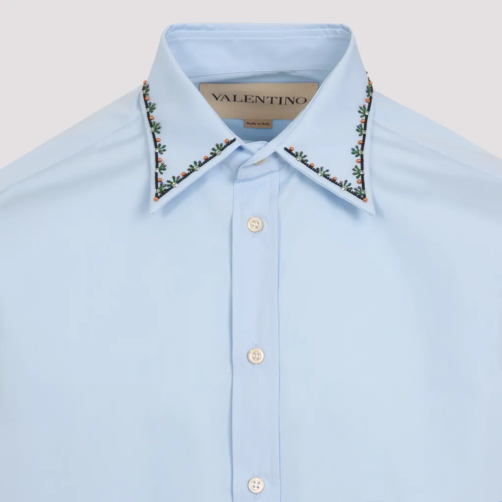 Collared Long-Sleeved Shirt