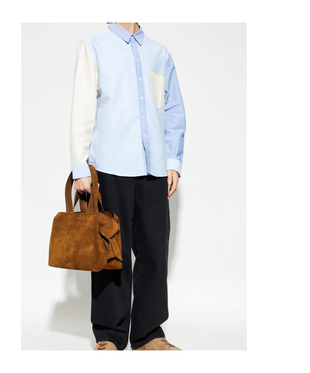 Isabel Marant Nathael Patchwork Oxford Shirt