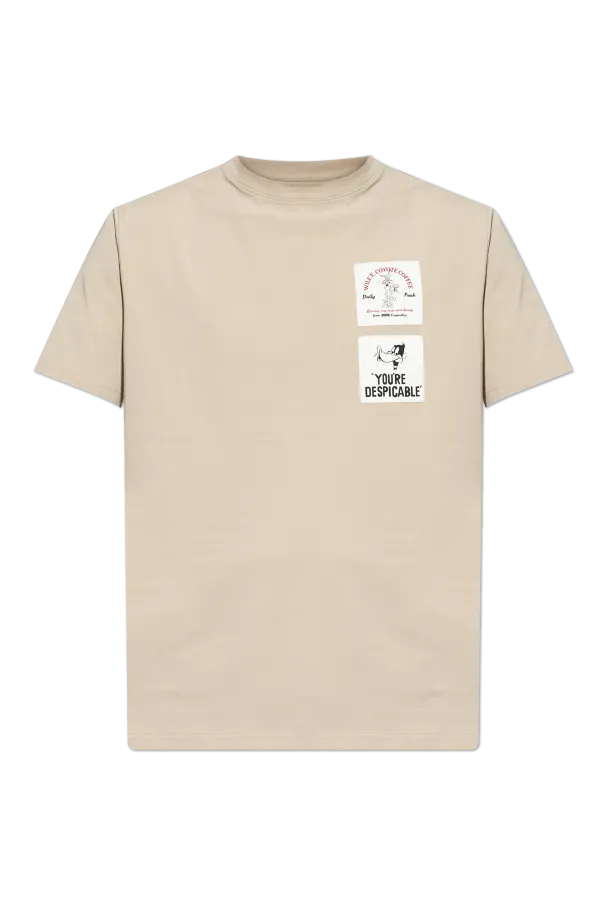 Iceberg Logo Patch Crewneck T-Shirt