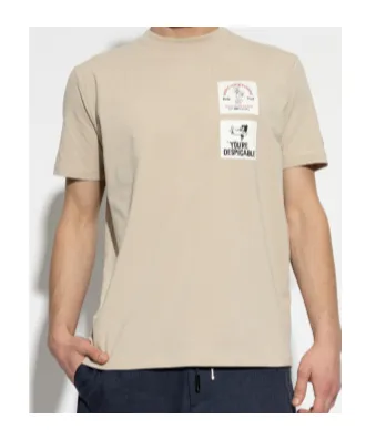 Iceberg Logo Patch Crewneck T-Shirt