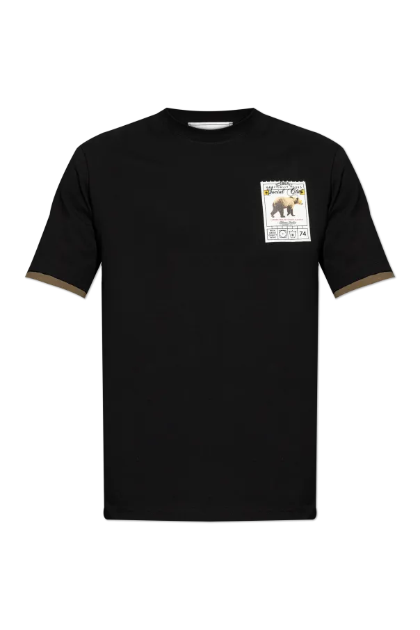 Iceberg Graphic Printed Crewneck T-Shirt