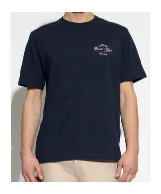 Iceberg Logo Embroidered Crewneck T-Shirt