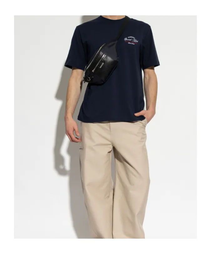 Iceberg Logo Embroidered Crewneck T-Shirt