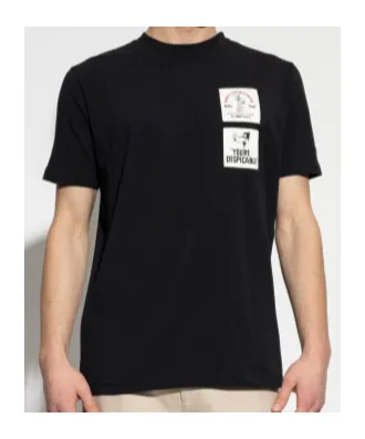 Iceberg Logo Patch Crewneck T-Shirt