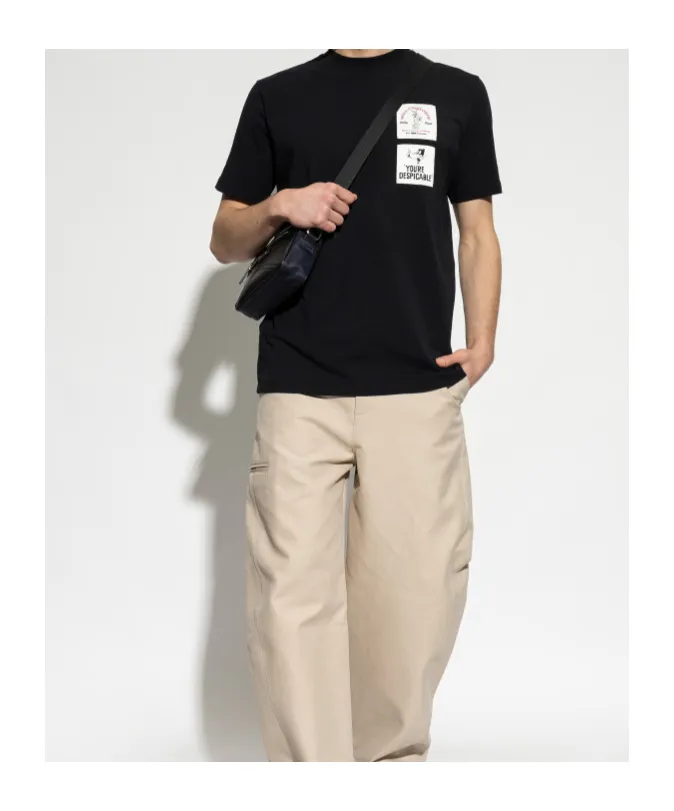 Iceberg Logo Patch Crewneck T-Shirt