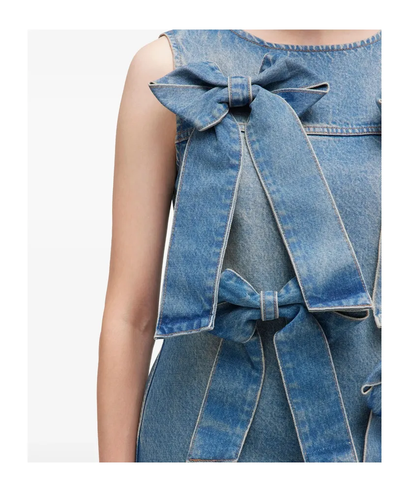 Light Rigid Denim Dress