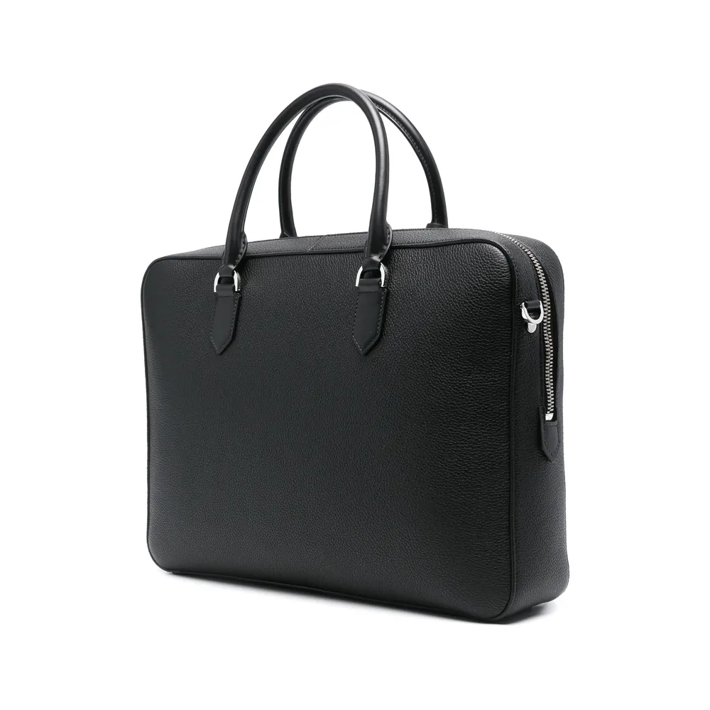Zippered Shoulder Bag For Carrying Documents