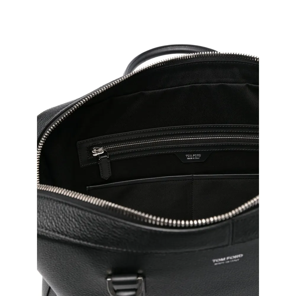 Zippered Shoulder Bag For Carrying Documents