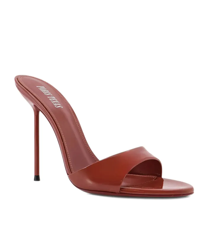 Round-Toe High-Heeled Sandals
