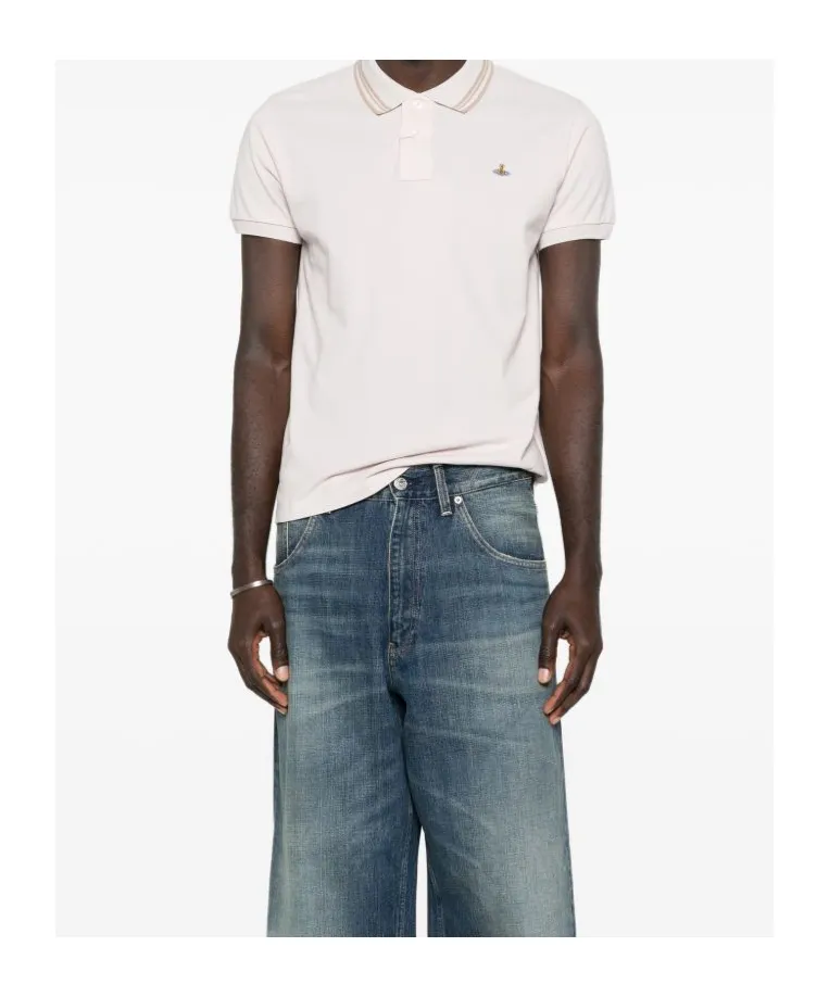 Vivienne Westwood Tipped Collar Polo Shirt