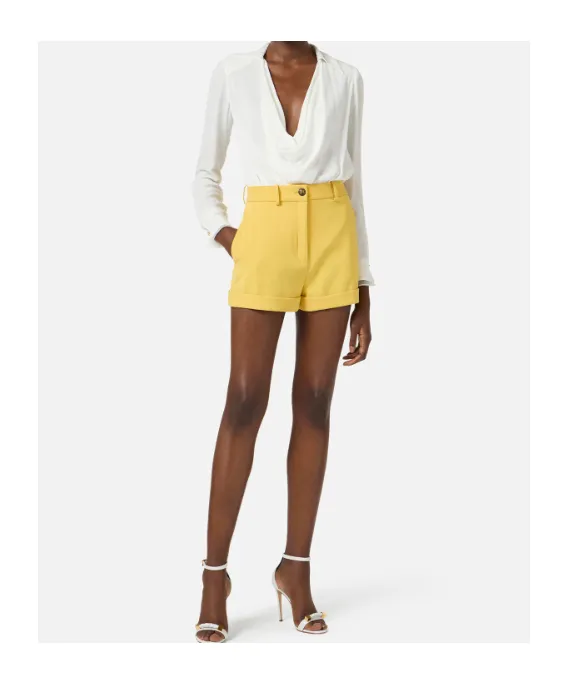 Elisabetta Franchi Lightweight CrÊPe Shorts